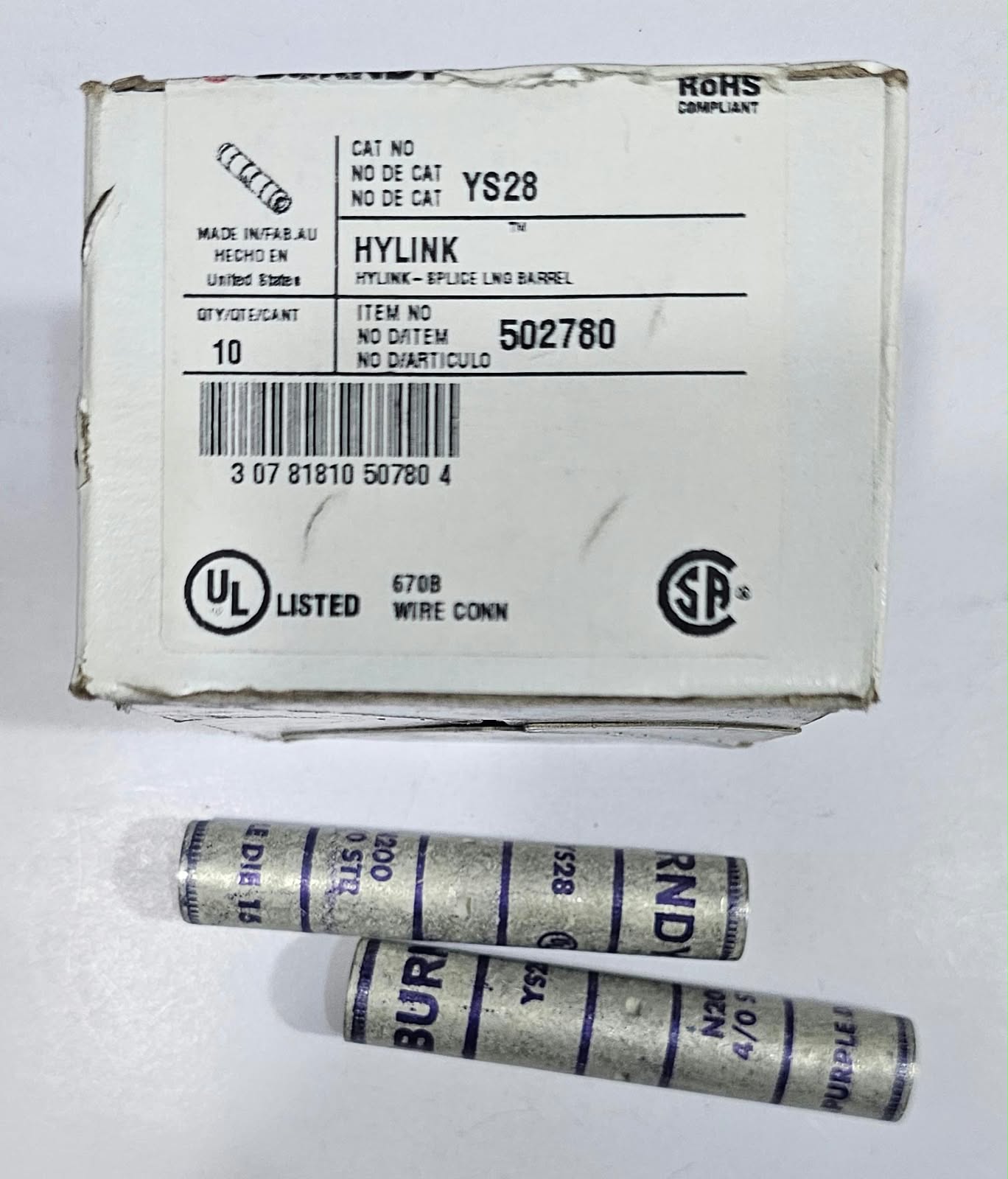 Burndy Cable Lug